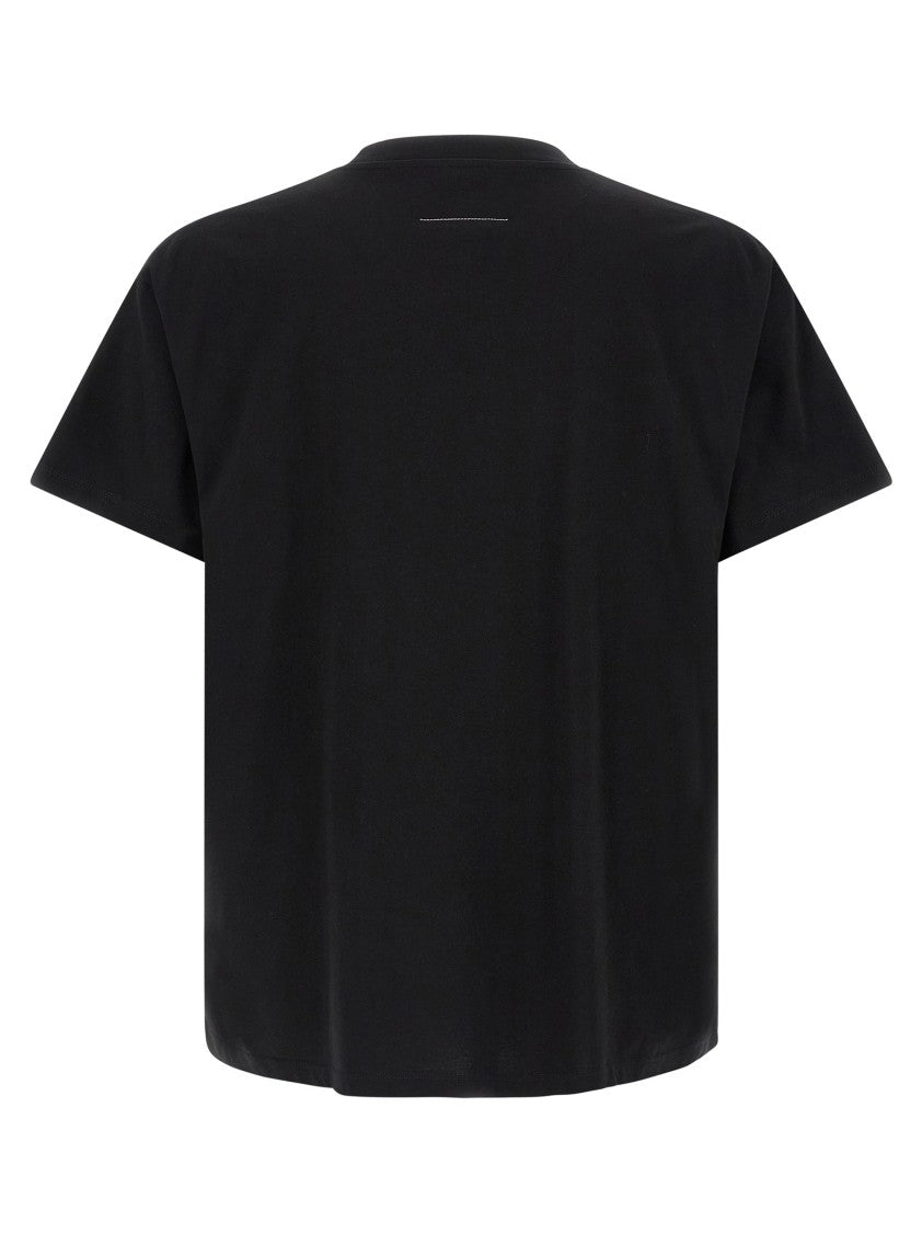 Mm6 By Maison Margiela 'Numeric Signature Mm6' Spray T-Shirt