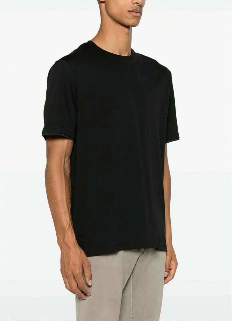 Herno Relaxed-Fit Crewneck T-Shirt With Subtle Logo Tag