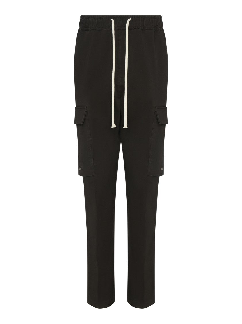 State Of Order Wide-Fit Brown Trousers With Cargo Pockets
