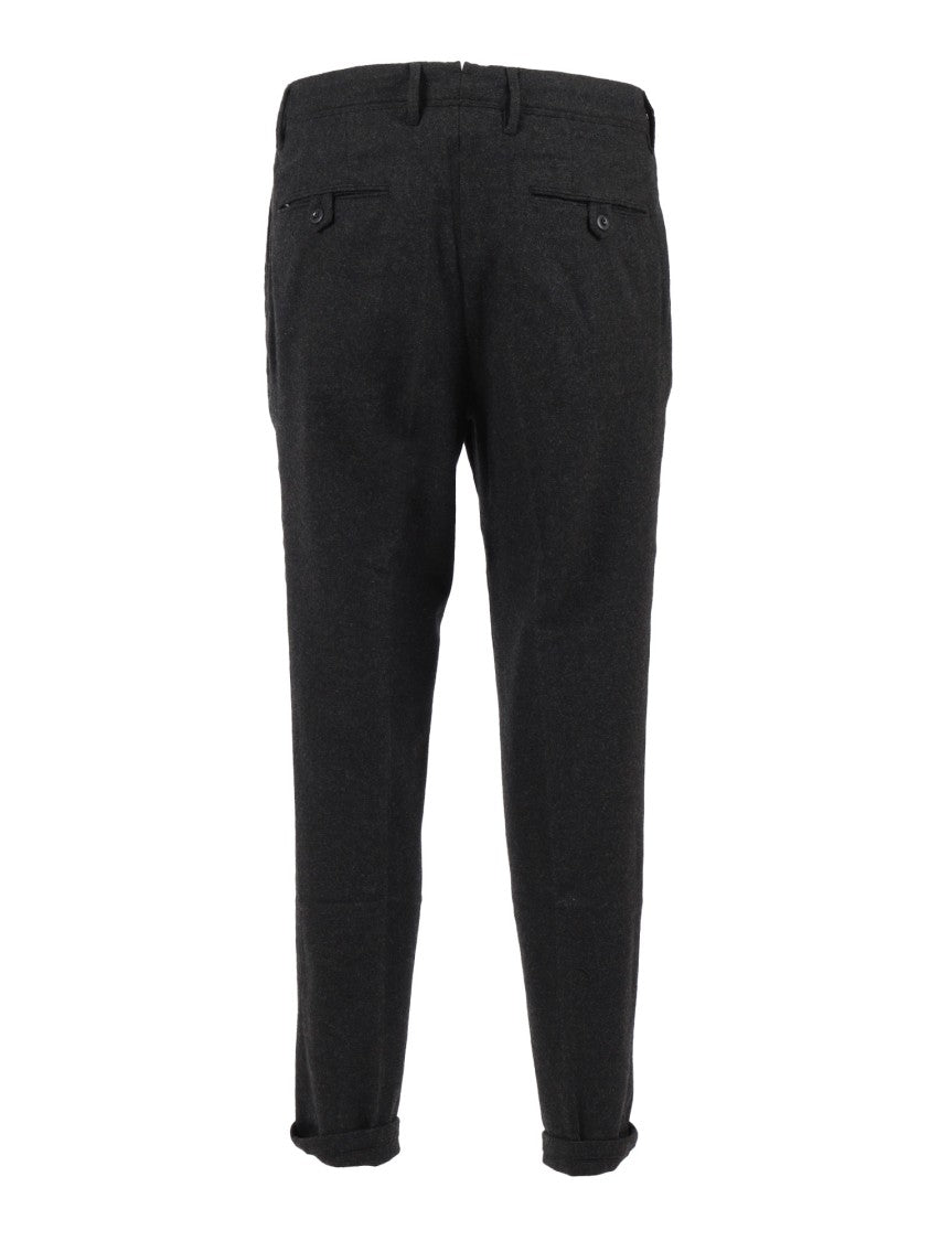 Slowear X Incotex Tailored Slim Fit Trousers With Cuffed Hems