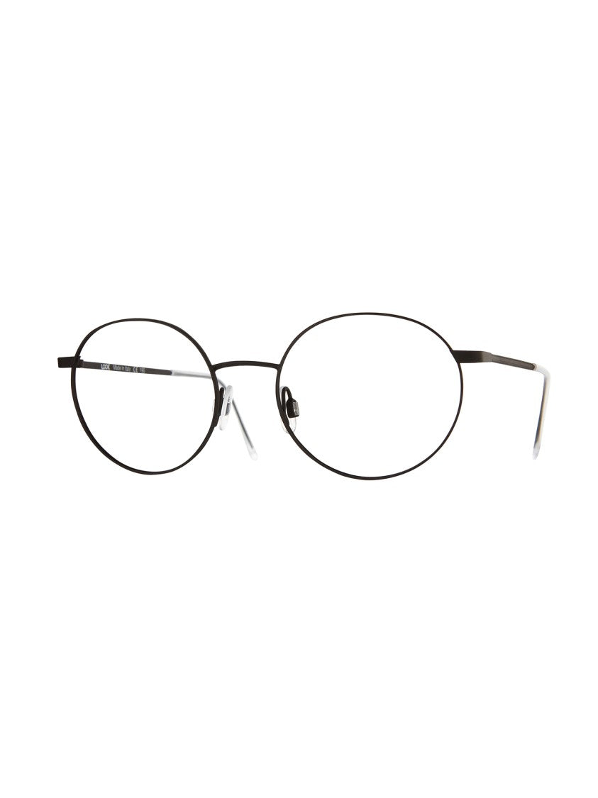 Look At Me Oval Metallic Optical Frames With Refined Finish