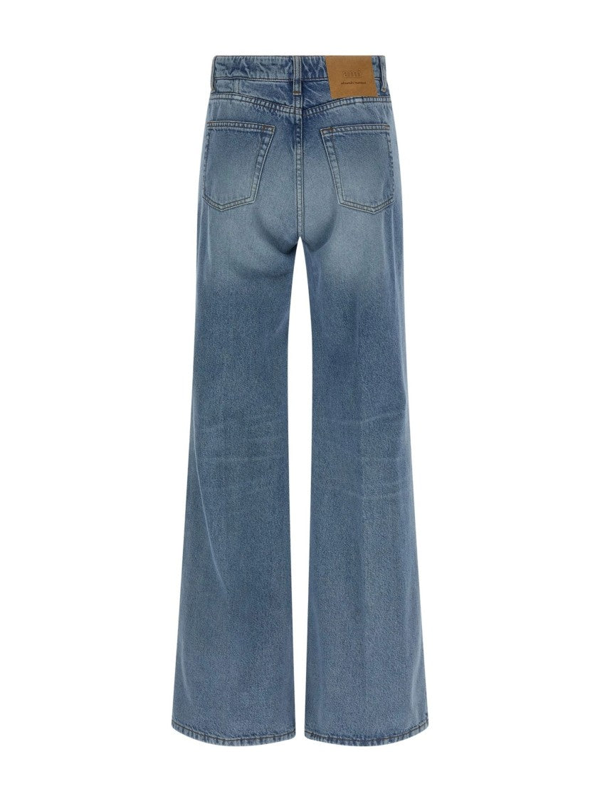 Ami Paris Blue High Waist Denim Jeans