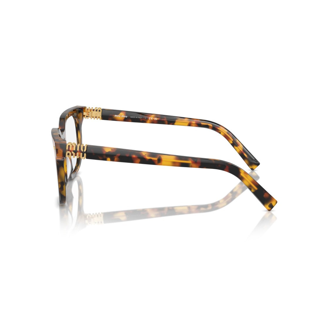 Miu Miu 0Mu 06Xv Oversized Tortoiseshell Frame Sunglasses