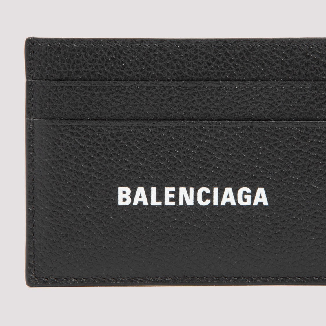 Balenciaga Black Leather Card Holder