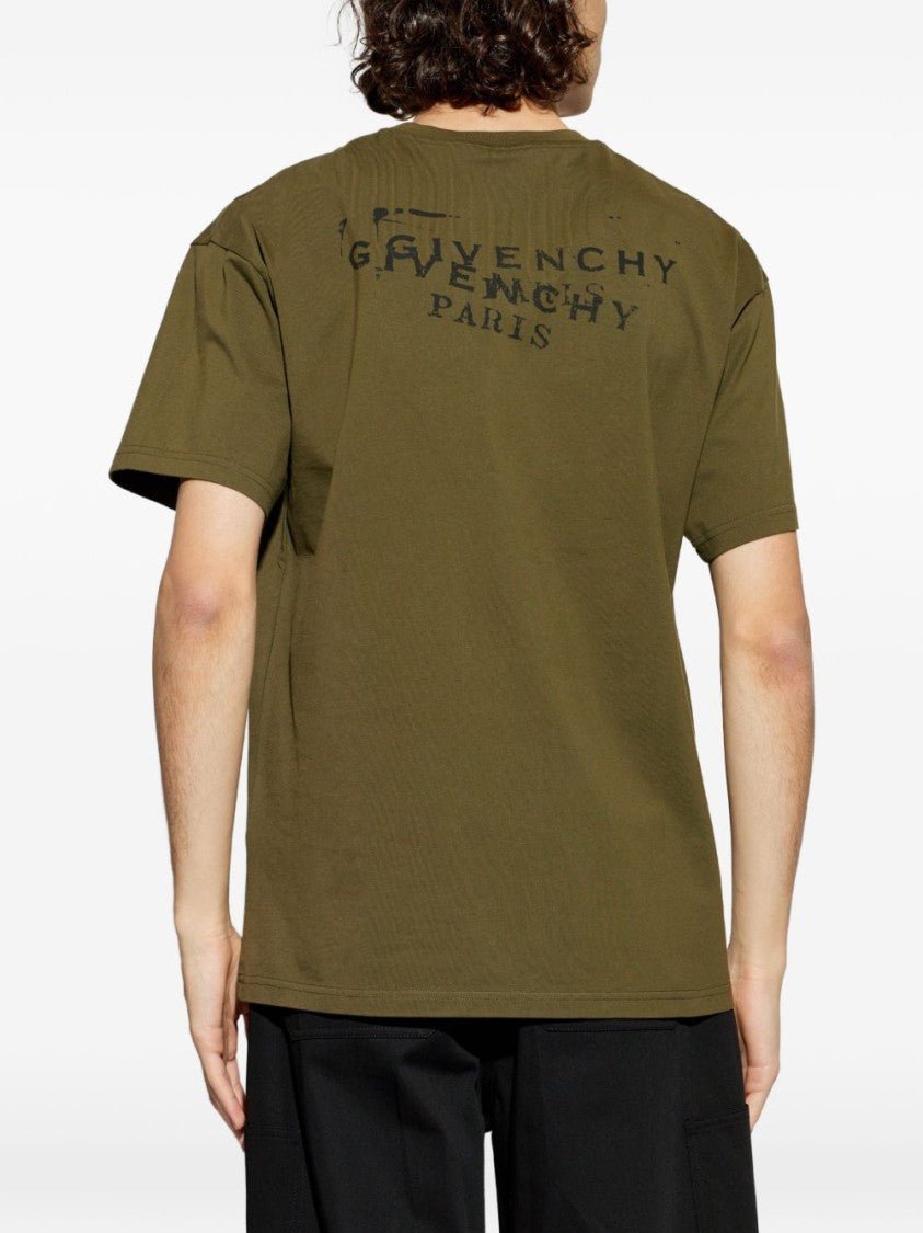 Givenchy Silk And Nylon Smooth Crew Neck T-Shirt