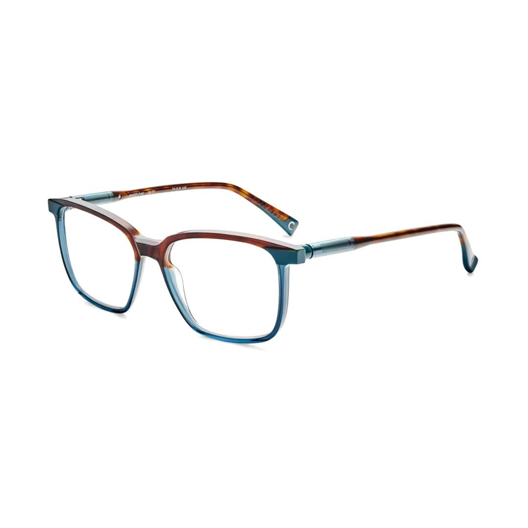 Etnia Barcelona White Oak Gradient Rectangular Frame Sunglasses With Tortoiseshell Temples