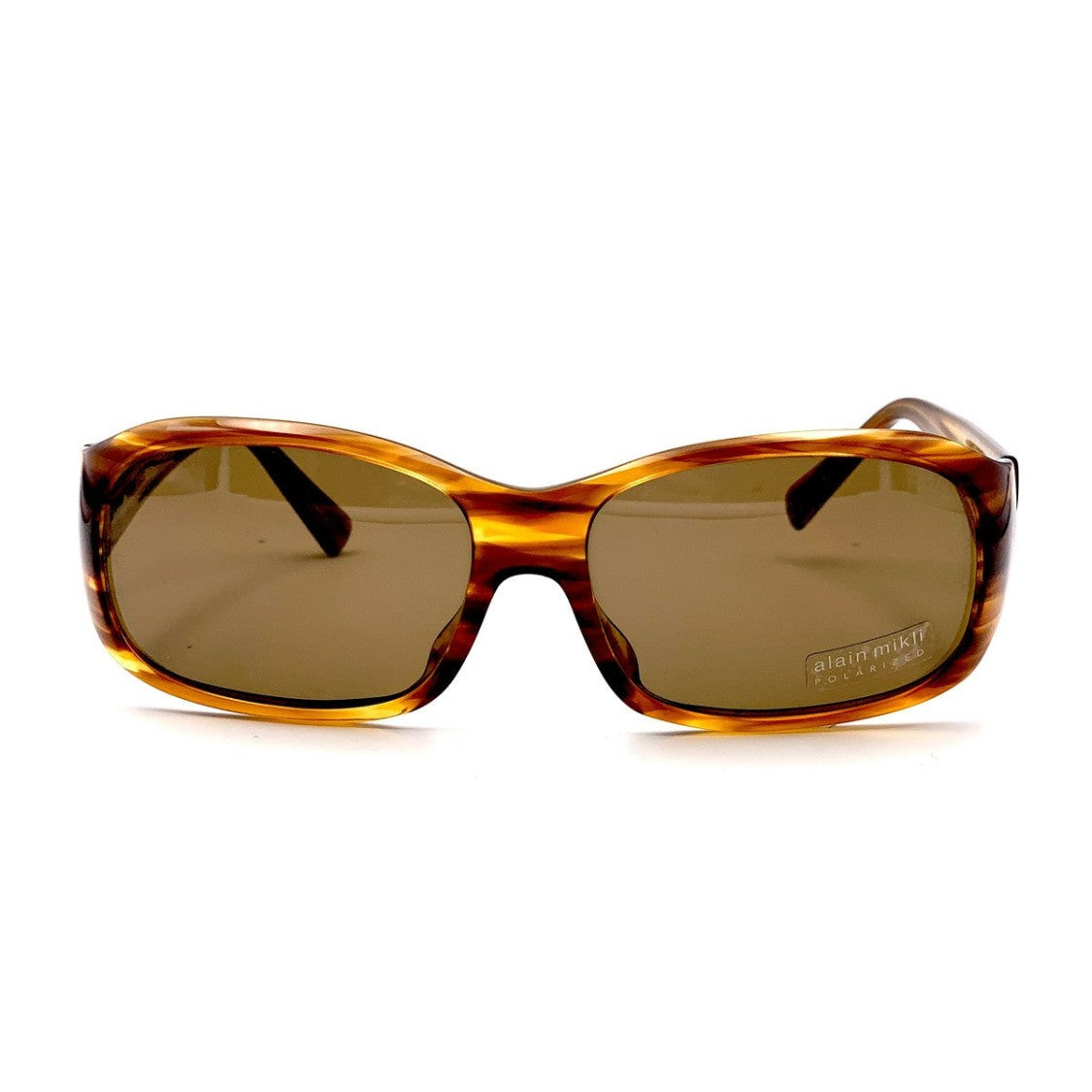 Alain Mikli Havana Pact A0465 Acetate Rectangular Sunglasses