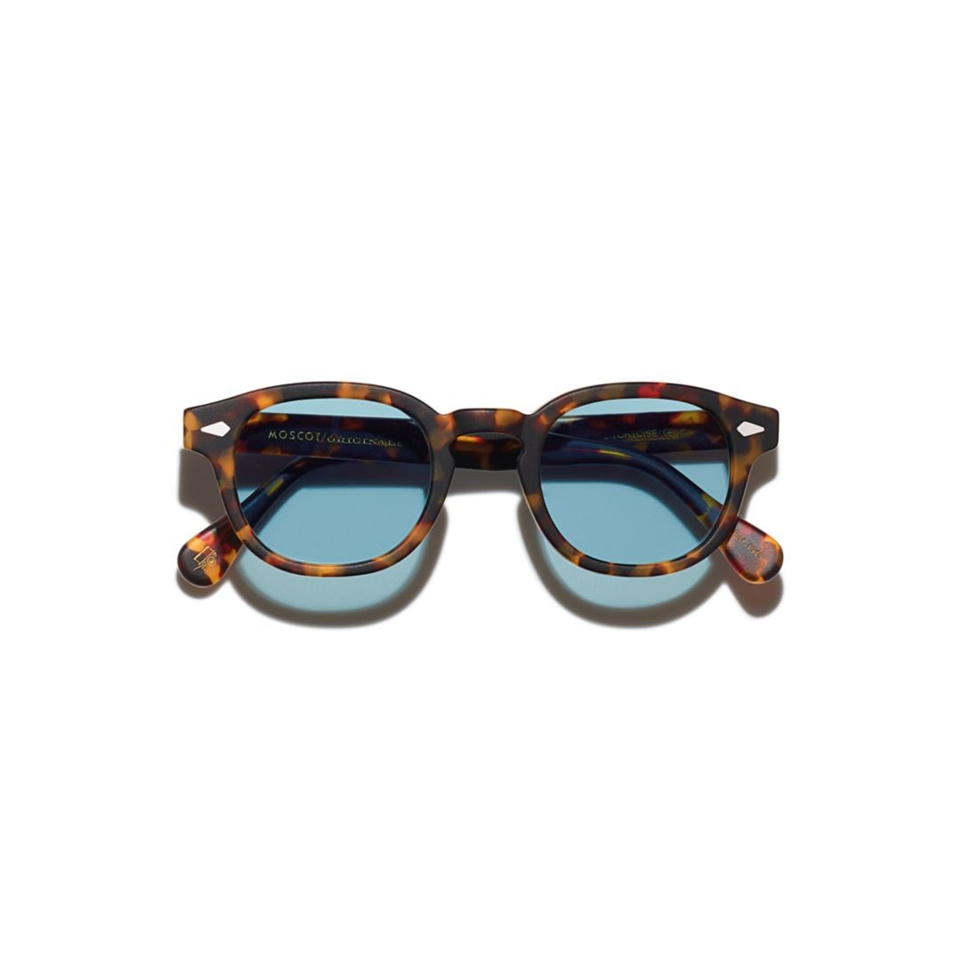Moscot Or-Lem-S Lemtosh Sun Round Frame Tortoiseshell Acetate Sunglasses