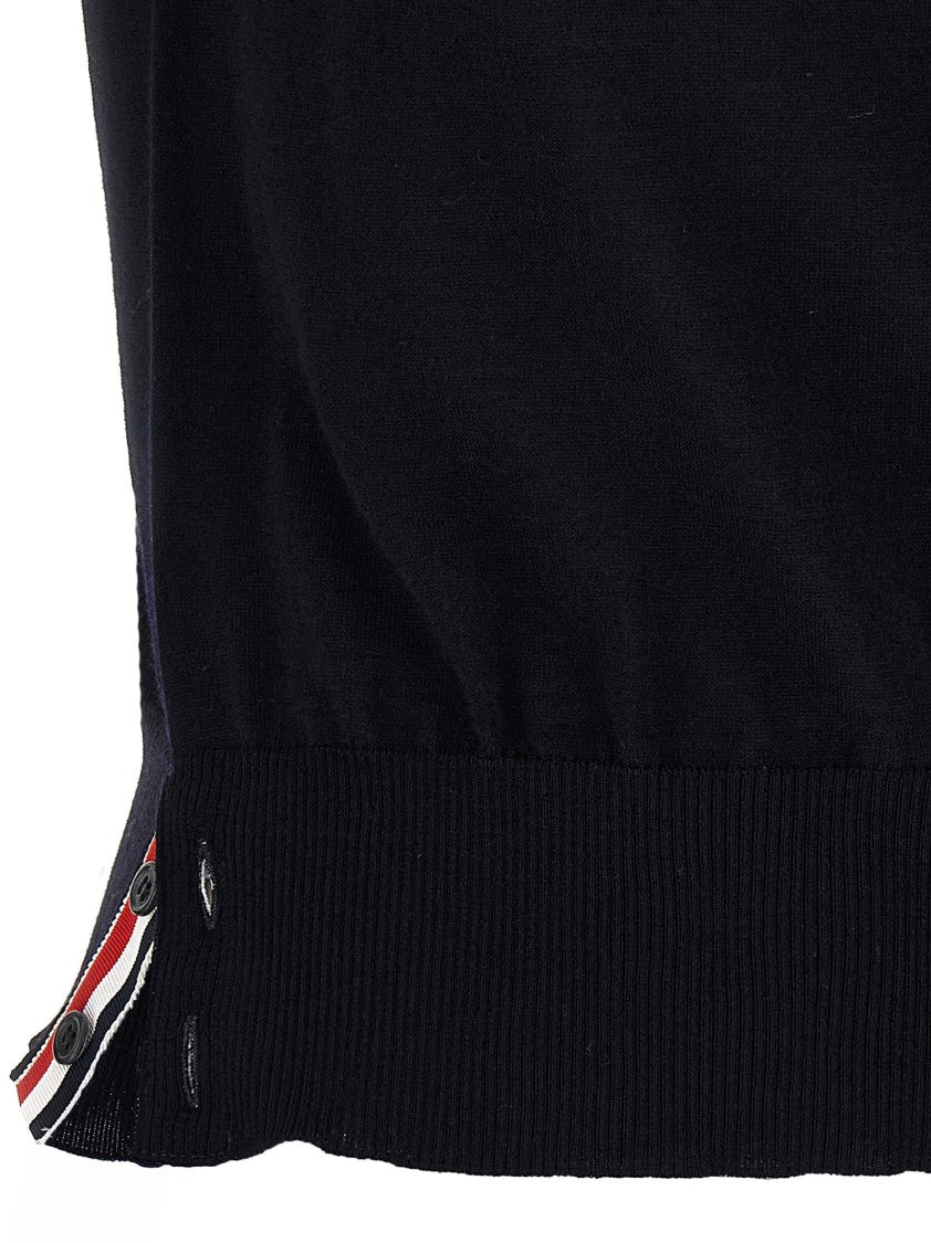 Thom Browne 4-Bar' Wool T-Shirt