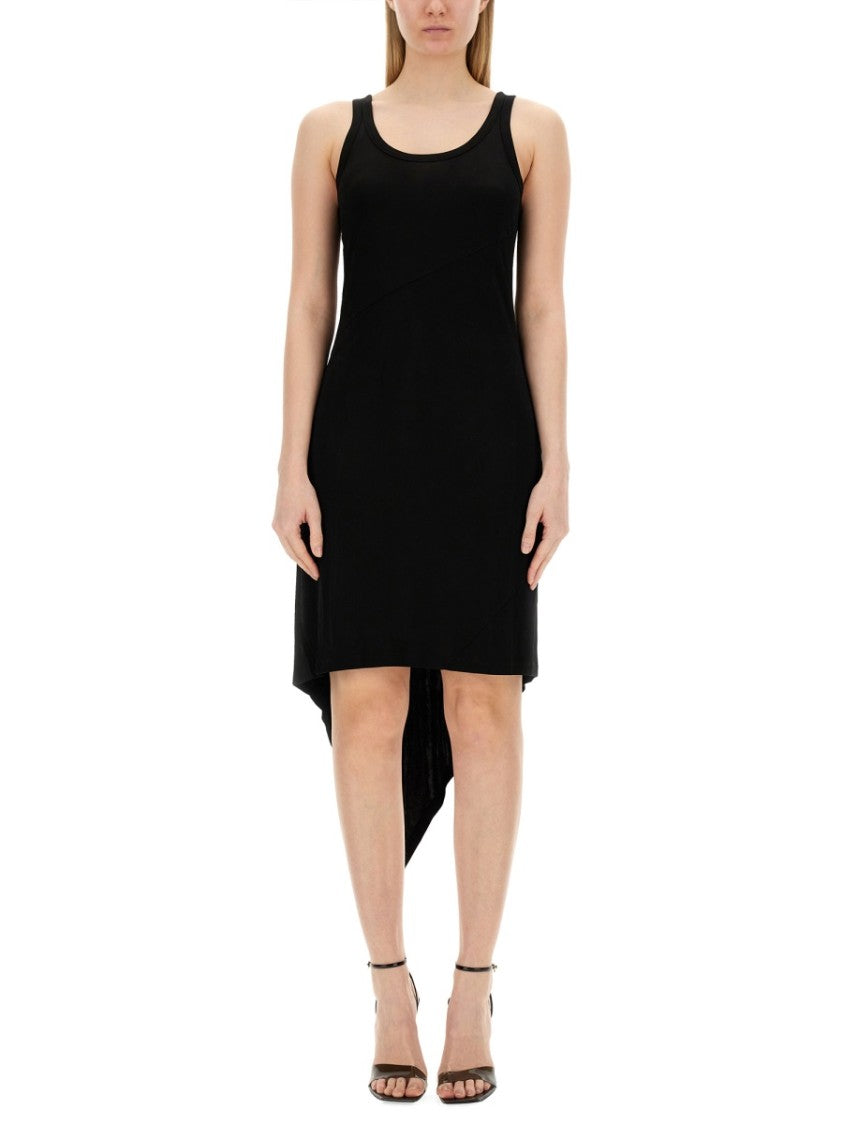 Helmut Lang Asymmetrical Hem Jersey Camisole Dress