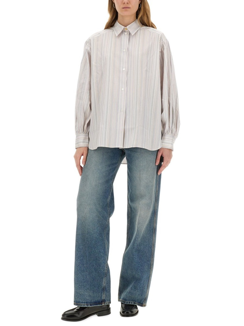Paul Smith Relaxed Fit Cotton Striped Shirt