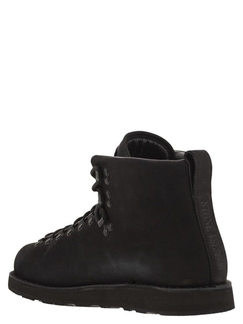 Stone Island Boot With Rubber Sole And Cushioning