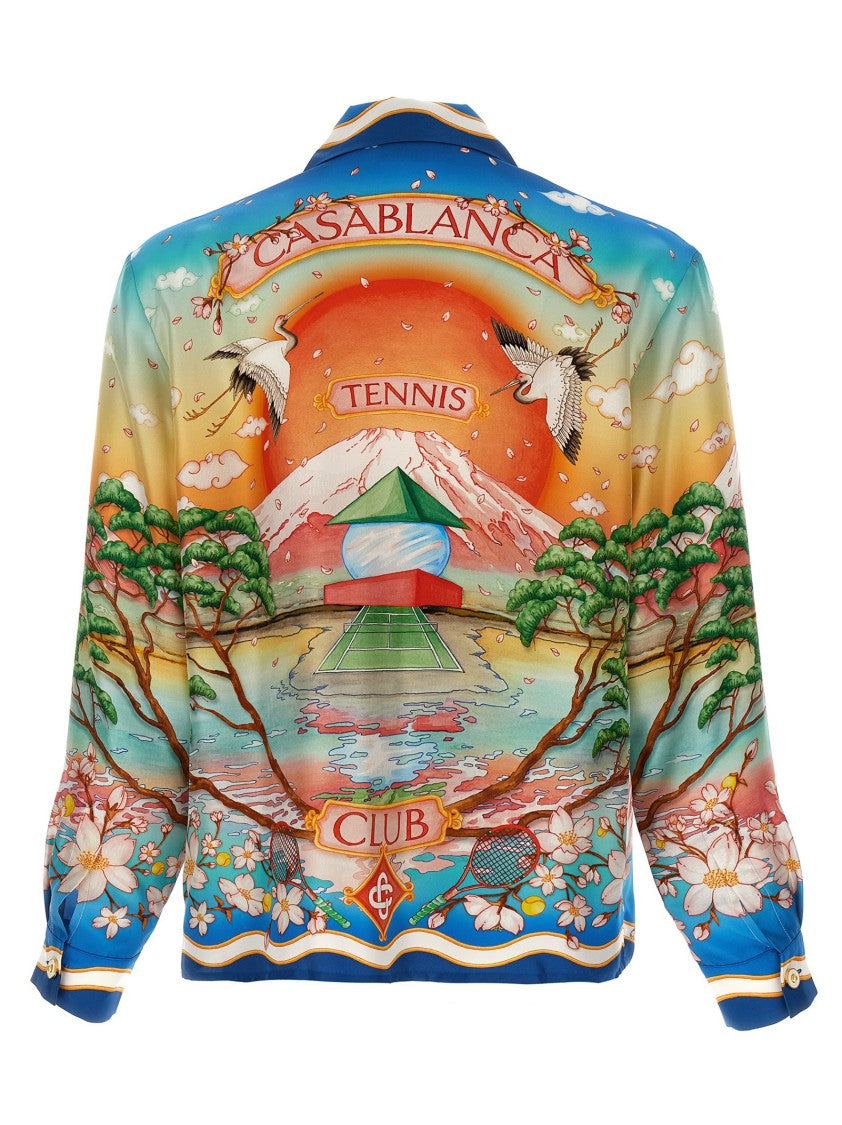 Casablanca 'Cuban Collar Tennis Club' Shirt