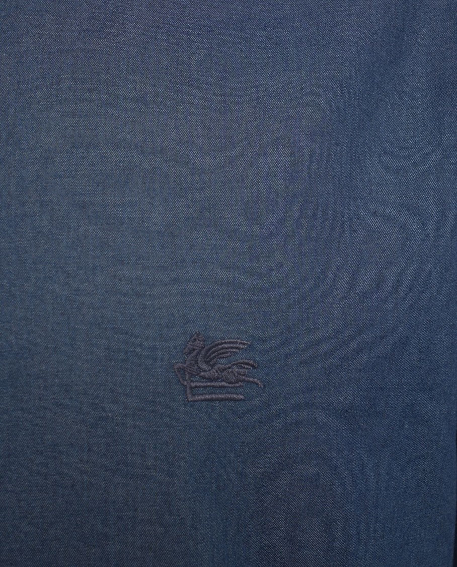 Etro Classic Blue Button-Down Shirt