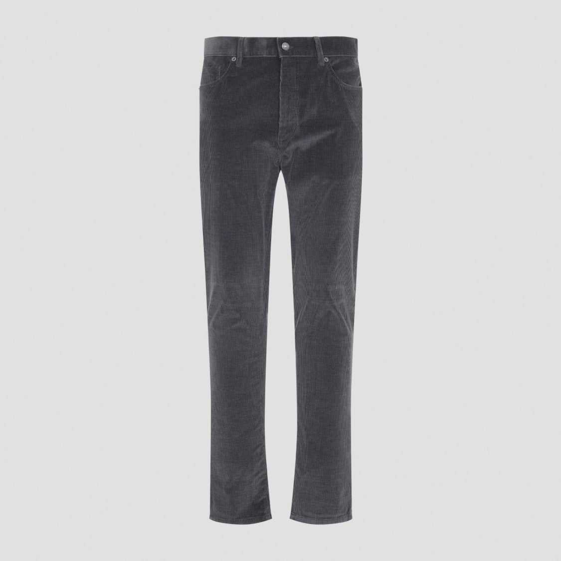 Zegna Dark Grey Cashco Corduroy Pants