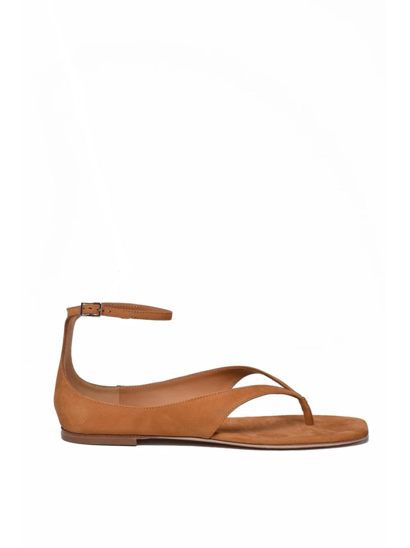Philosophy Di Lorenzo Serafini Beige Strap Suede Sandals