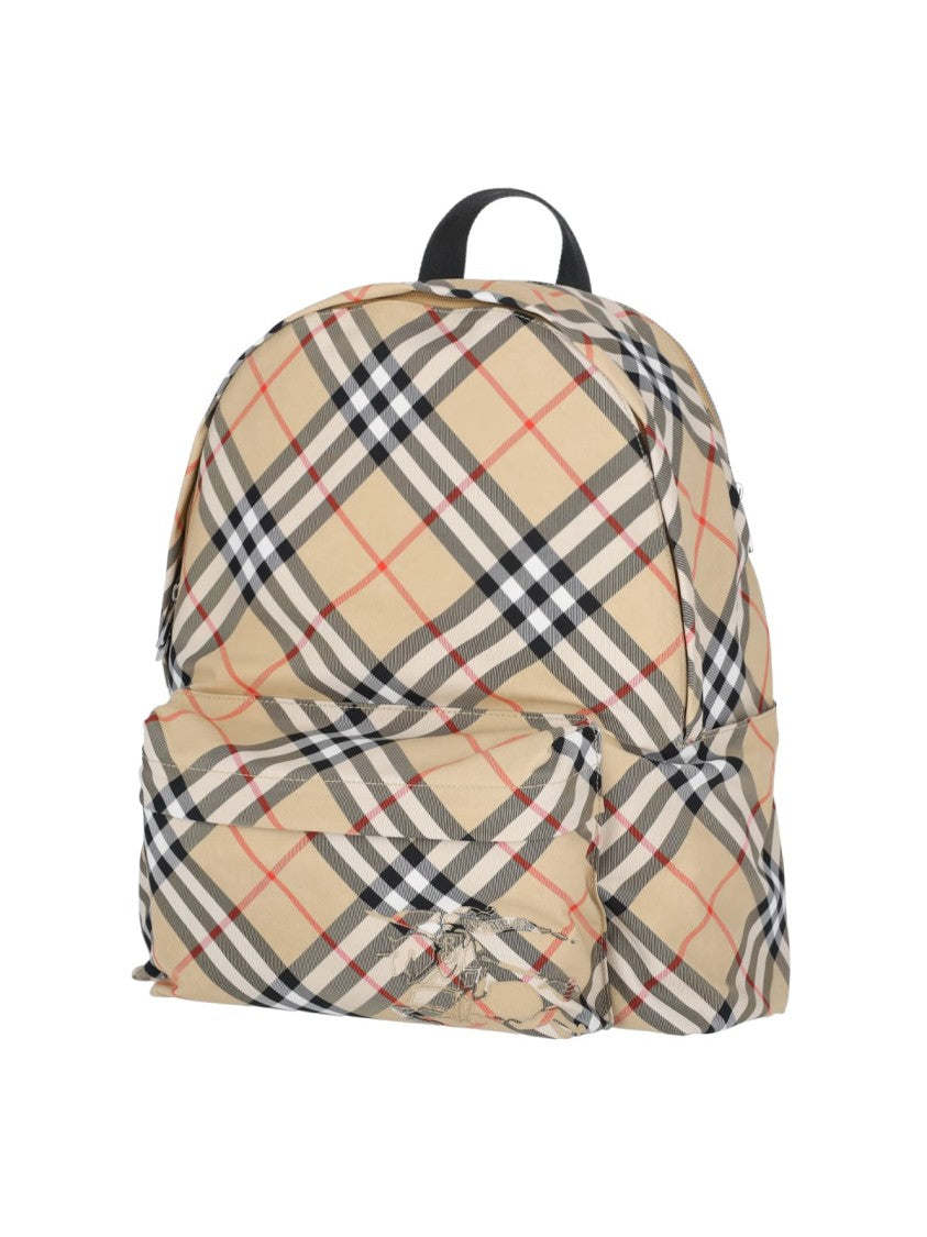 Burberry "Check" Backpack Beige