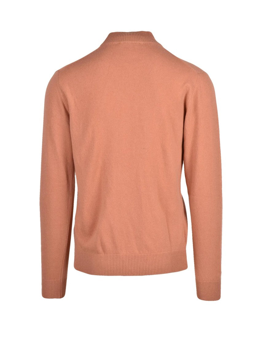 Daniele Fiesoli Refined Turtleneck Sweater In Muted Beige