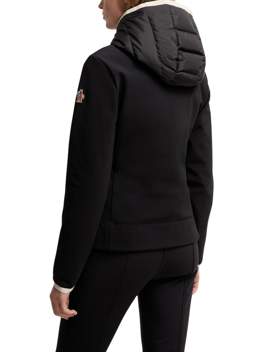 Moncler Grenoble Black Hybrid Padded Cardigan