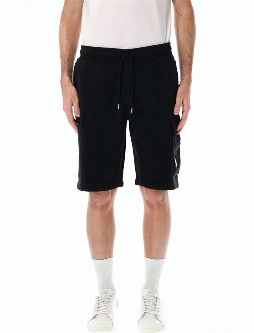 C.P. Company Relaxed Fit Cargo Shorts With Drawstring Waistband