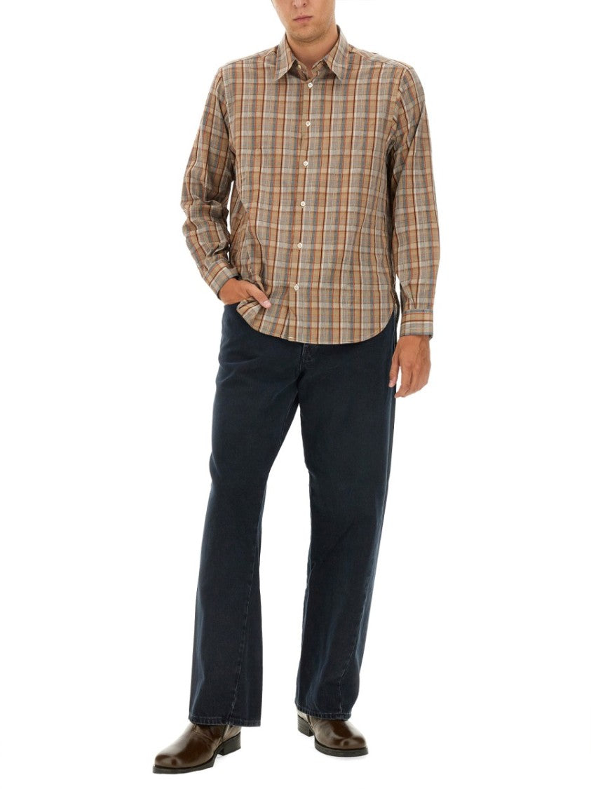 Sunflower Plaid Shirt In Soft Textured Fabric