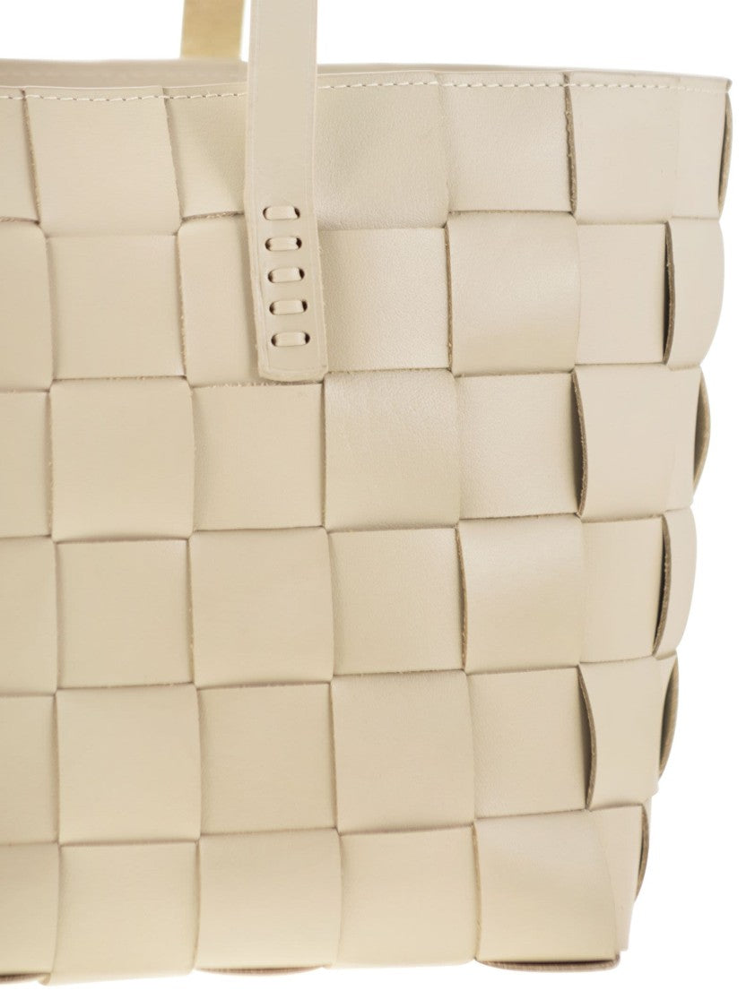 Dragon Japan Tote - Woven Leather Bag