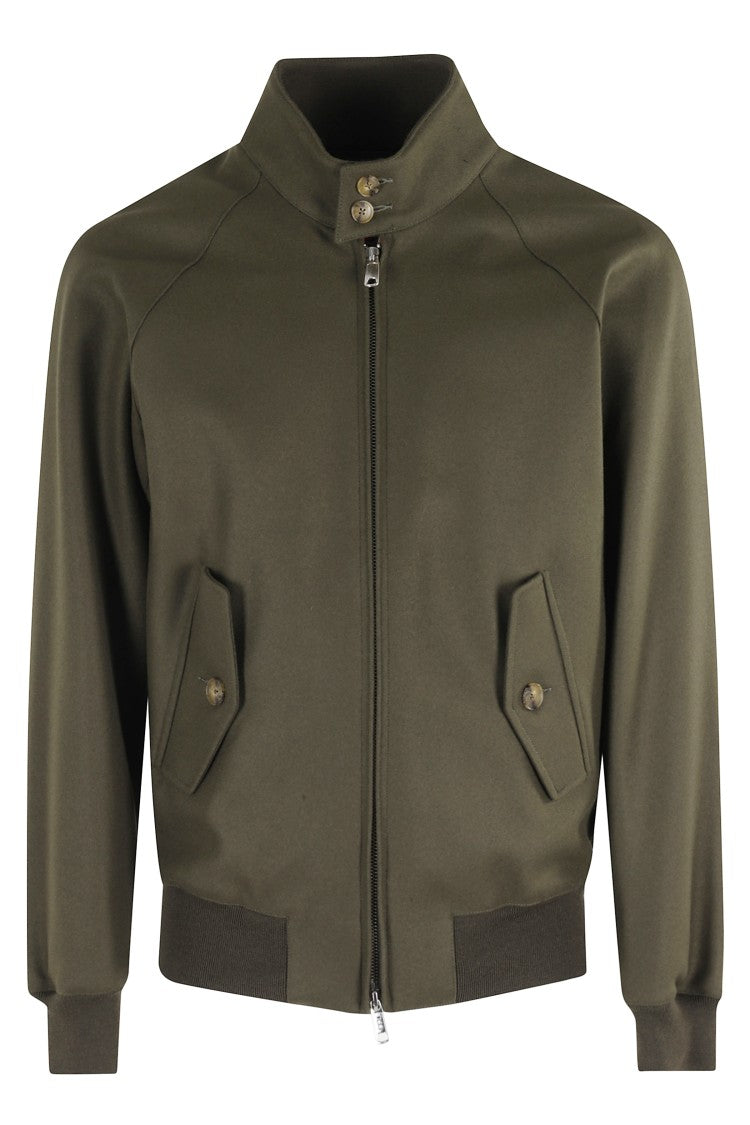 Baracuta Melton G9 Jacket With Double-Slider Zipper