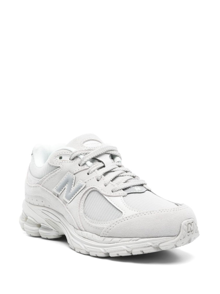 New Balance Monochromatic Gray Sneakers With Mesh
