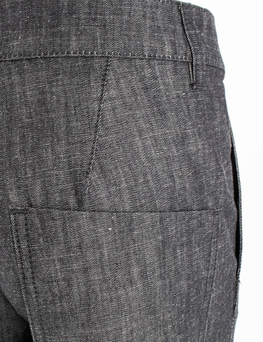 Fabiana Filippi Straight-Leg Twisted Denim Trousers With Back Pockets