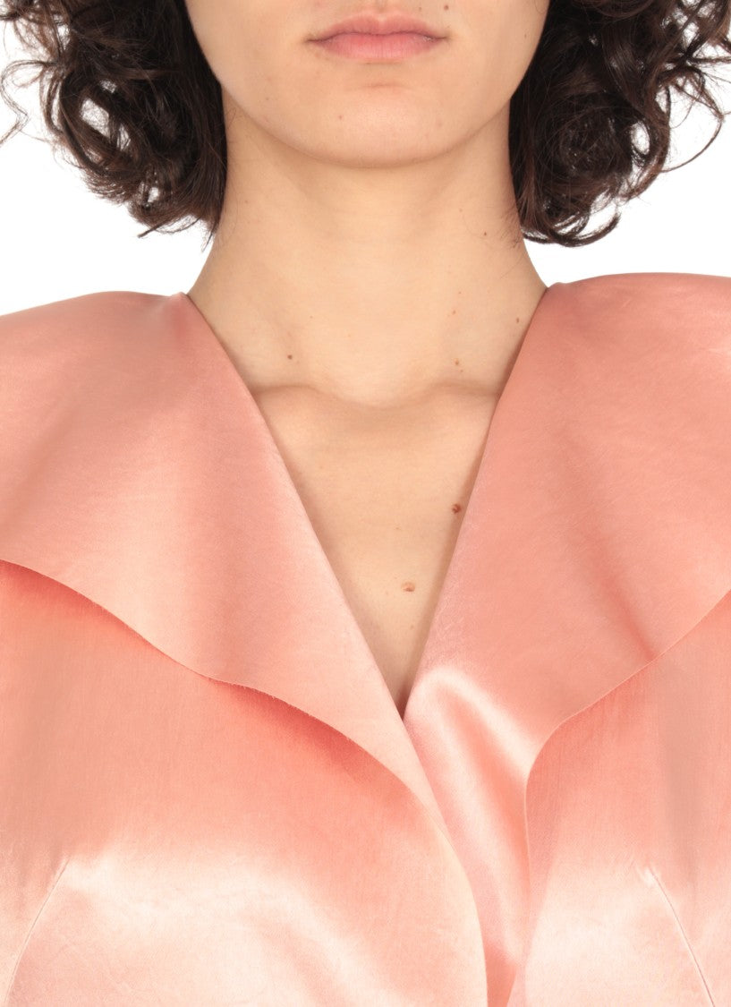 Philosophy Di Lorenzo Serafini Pink Satin Dress
