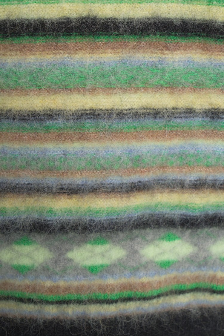 Solotre Multicolored Knitted Sleeveless Gilet With V-Neck