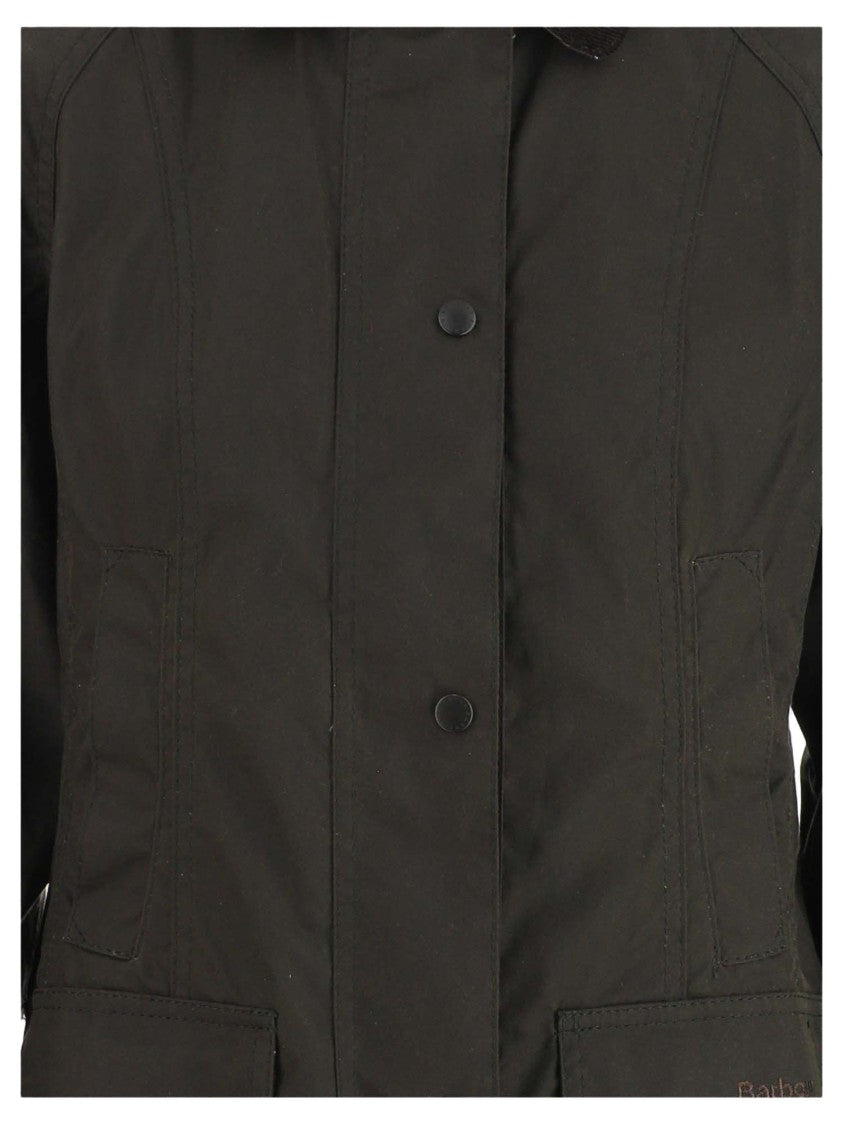Barbour Olive Waxed Cotton Jacket