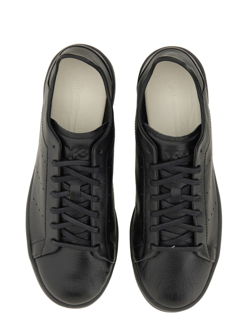 Y-3 Y-3 Stan Smith Low-Top Perforated Rubber Sole Sneakers