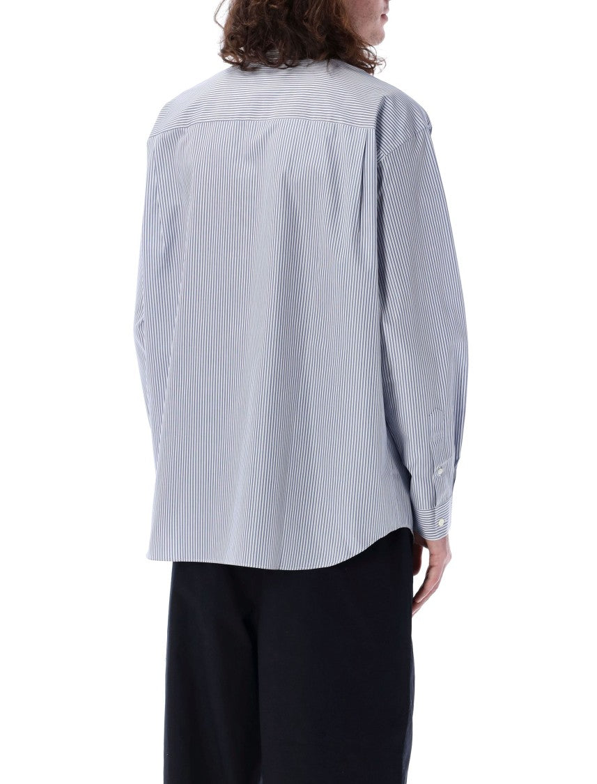 Comme Des Garçons Vertical Stripe Button-Down Shirt