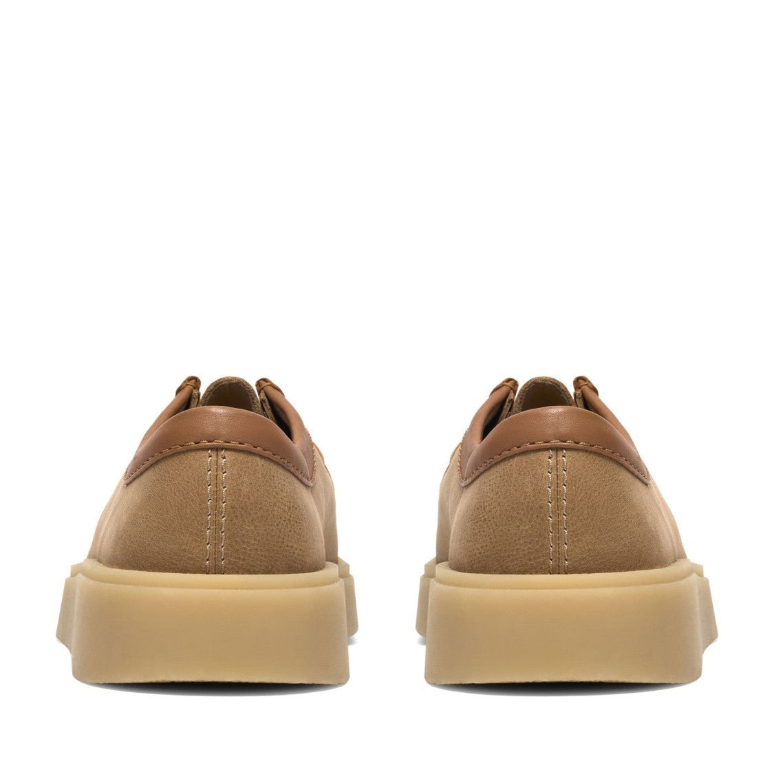 Clarks Torview G Brown Moccasin-Style Leather Sneakers
