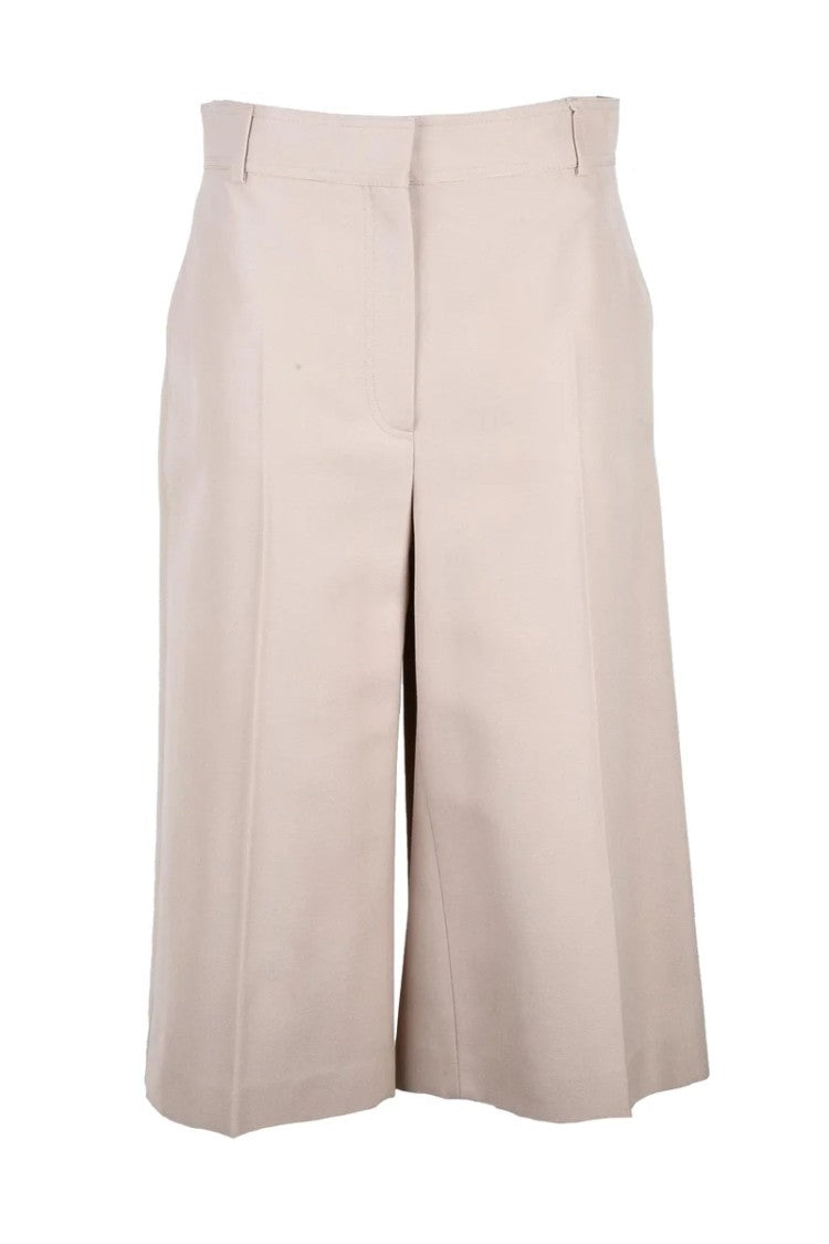 Dior Silk Bermuda Shorts - Beige