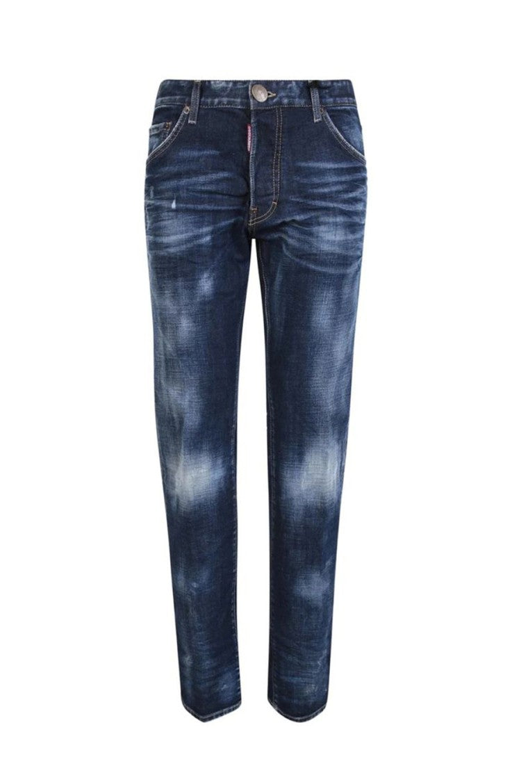 Dsquared2 Blue Cotton Jeans