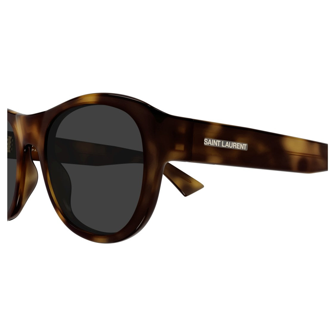 Saint Laurent Sl 798 Maxime Rounded Tortoiseshell Sunglasses