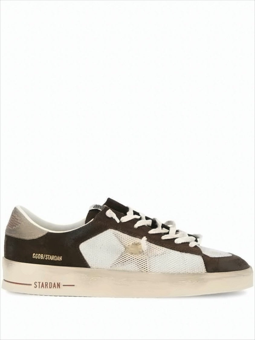 Golden Goose Low-Top Sneakers With Suede Overlays And Signature Star Emblem