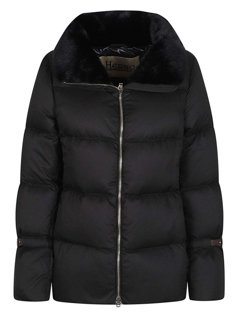 Herno Horizontal Quilted Down Polyester Down Jacket
