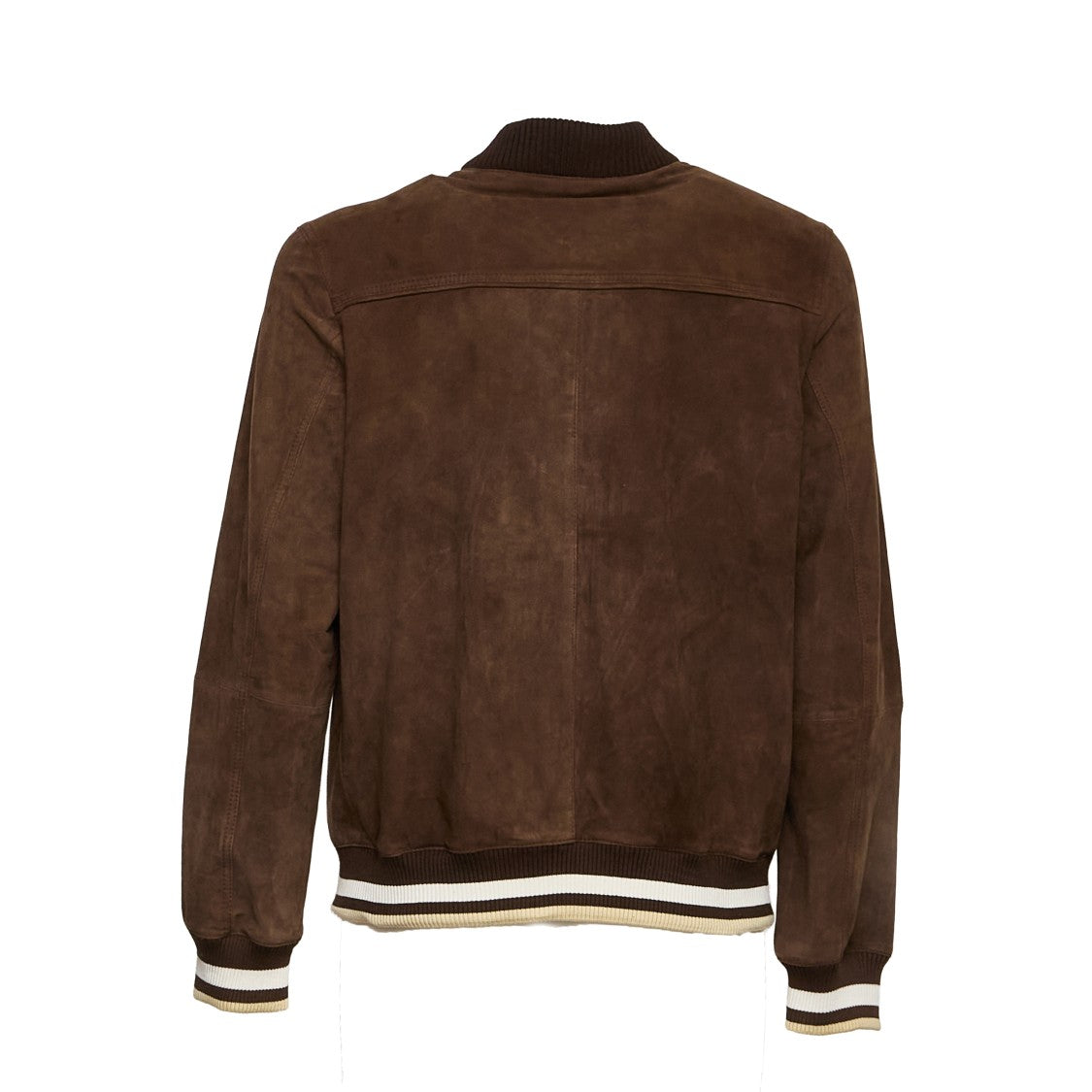 Amaranto Valstarino Suede Bomber Jacket