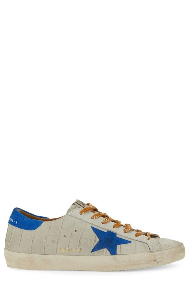 Golden Goose Super Star White Leather Sneakers