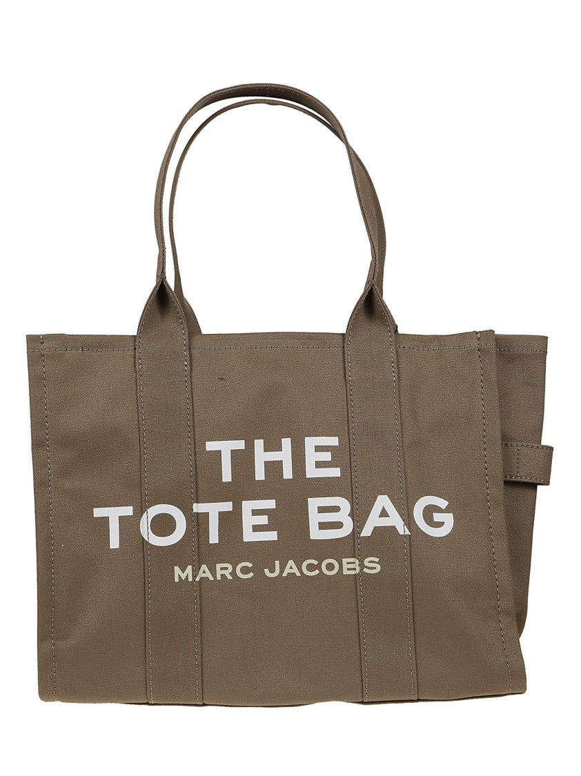 Marc Jacobs Cotton Canvas Tote Bag With Spacious Interior