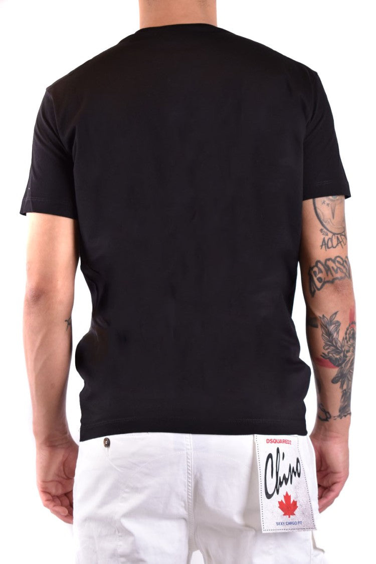 Dsquared2 Short-Sleeve Cotton T-Shirt Bold Graphic Elements