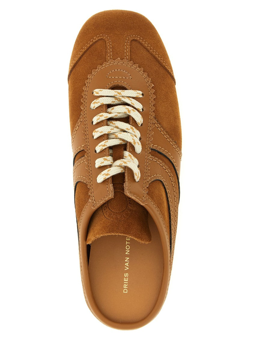 Dries Van Noten Suede Mules Sneakers