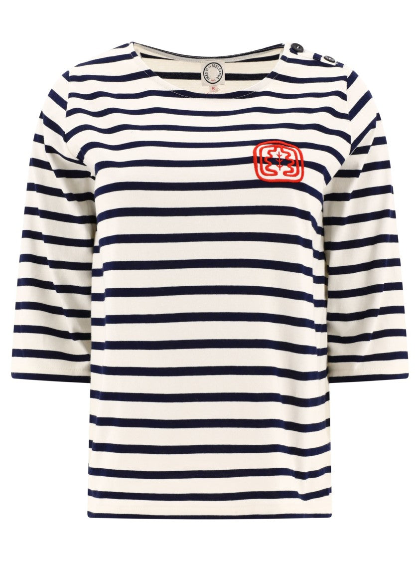 Ines De La Fressange Horizontal Stripe T-Shirt