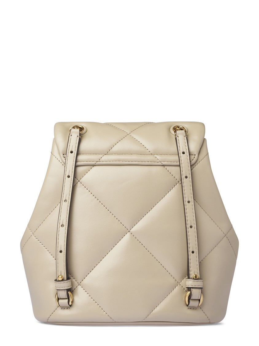 backpack with leather diamond Laptop Theres a designated area large enough for a 17 laptop Chic Diamond-Quilted Genuine Leather Mini