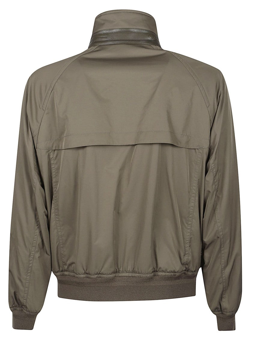 Tom Ford High Collar Polyester Bomber Jacket
