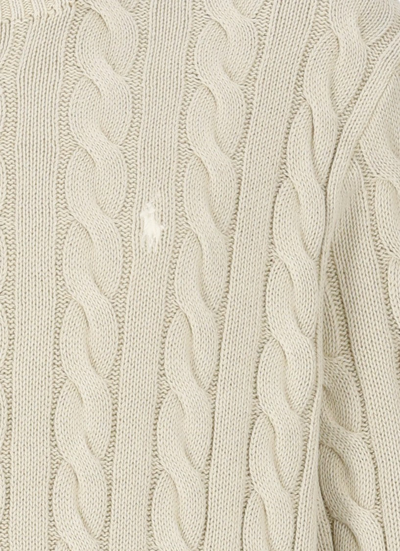 Polo Ralph Lauren Beige Pony Sweater