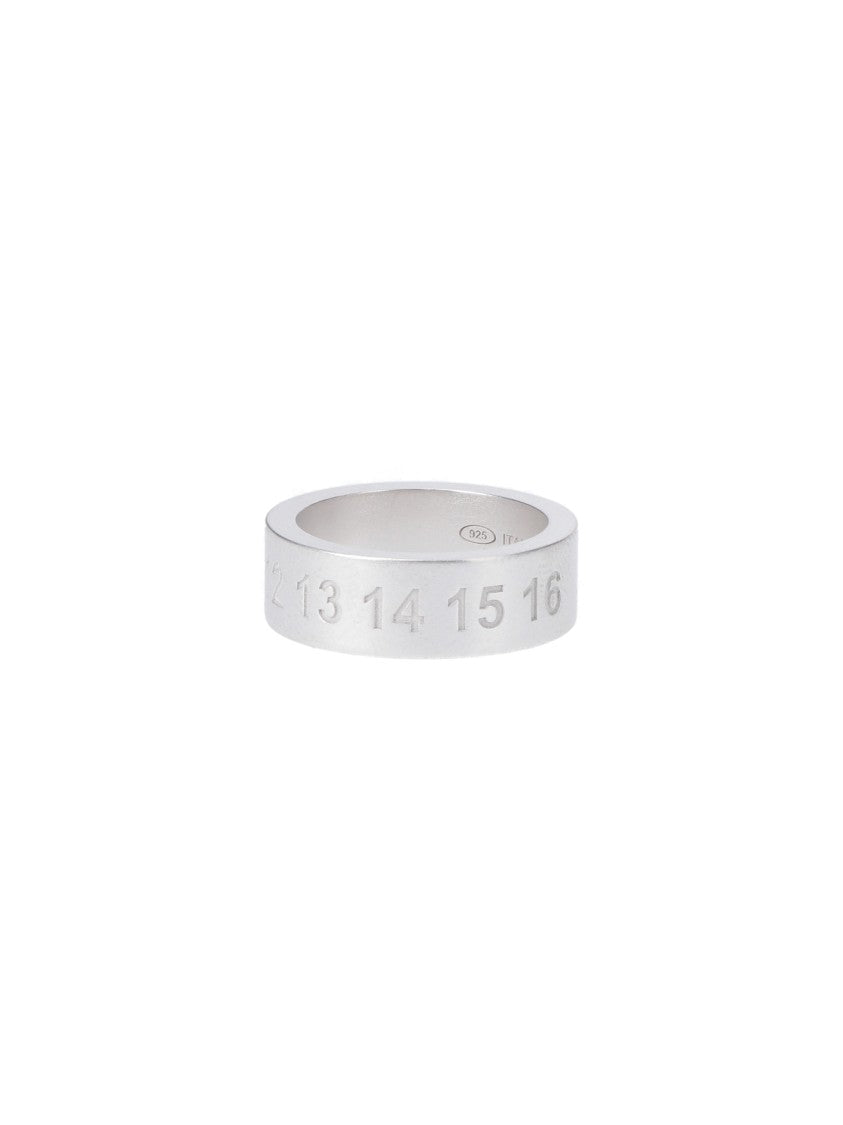 Maison Margiela "Numeric" Ring – Silver